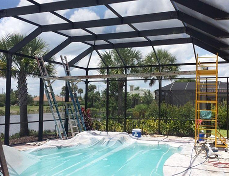 RESTORE POOL CAGE